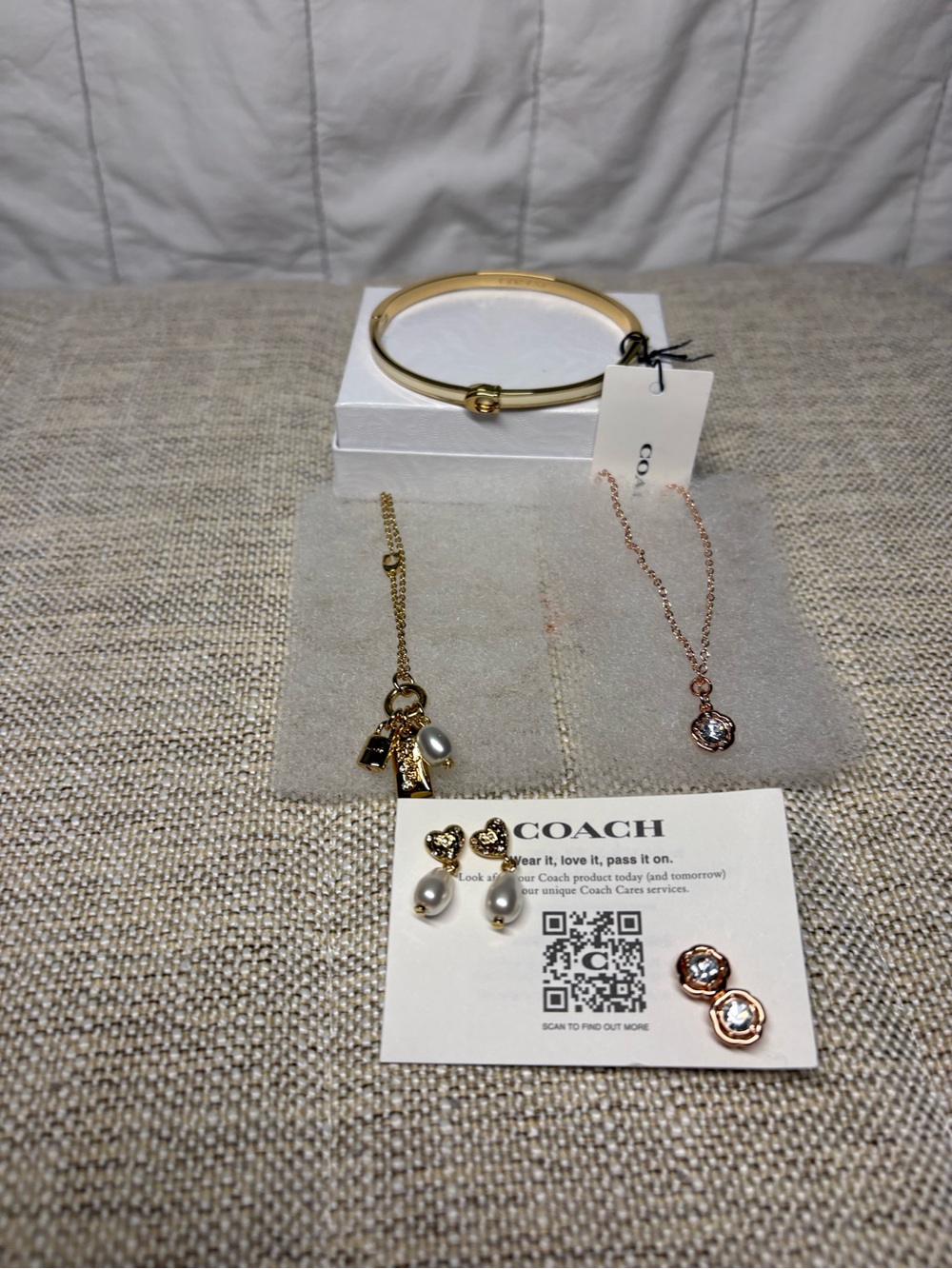 COACH RETAIL BRAND NEW JEWELRY LOT